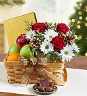 Bountiful Basket for Christmas From Ka'bloom, your flower shop in Sylvania, OH